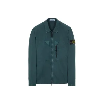 STONE ISLAND Jackets Men Bottle Green