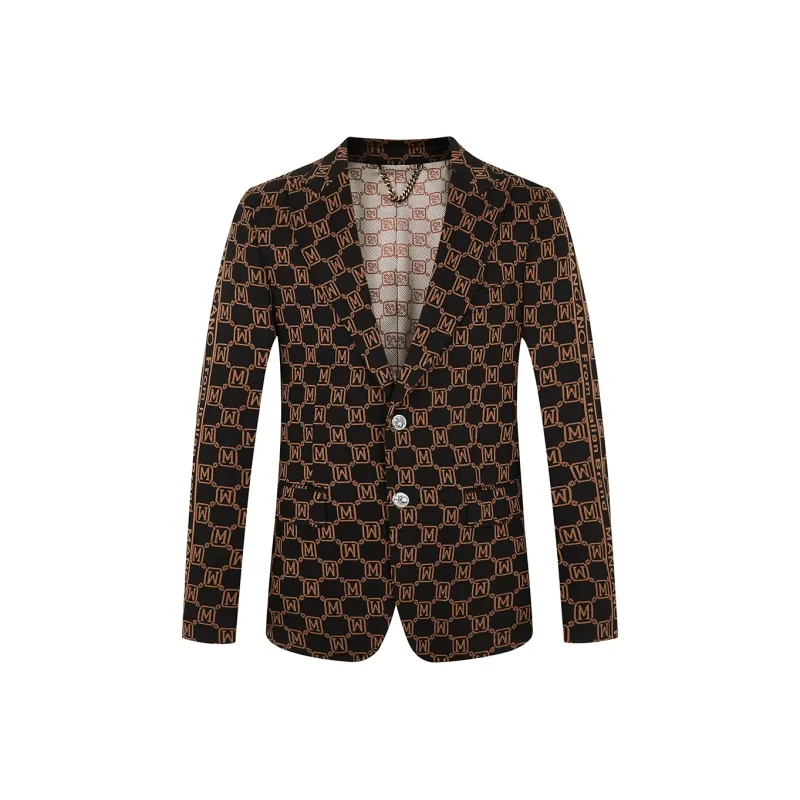 MANGANO Business Suits Men Khaki-0
