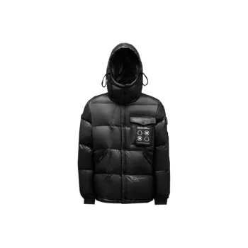 Fragment Design X MONCLER GENIUS MONCLER GENIUS X Fujiwara Hiroshi FRGMT Down Jackets Unisex Black