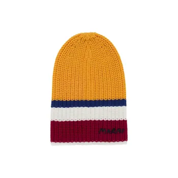 MARNI Striped Ribbed Beanie