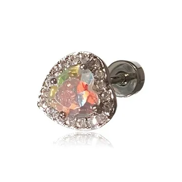 KwOnline Titanium Steel Stud Earrings Women's-0