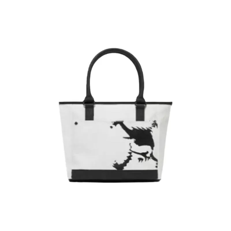Oakley Polyester Tote Bag, Shopping Bag, Handbag Mini Unisex White-0