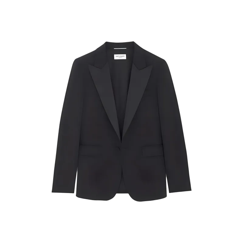 SAINT LAURENT FW23 Business Suit Coat Men's Black-0