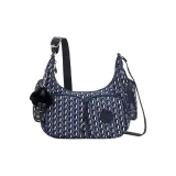 3D Blue Beige Vintage Floral