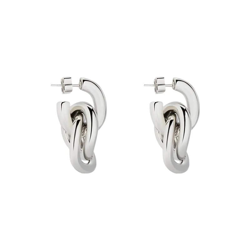 Balenciaga Earrings Women's Silver-1