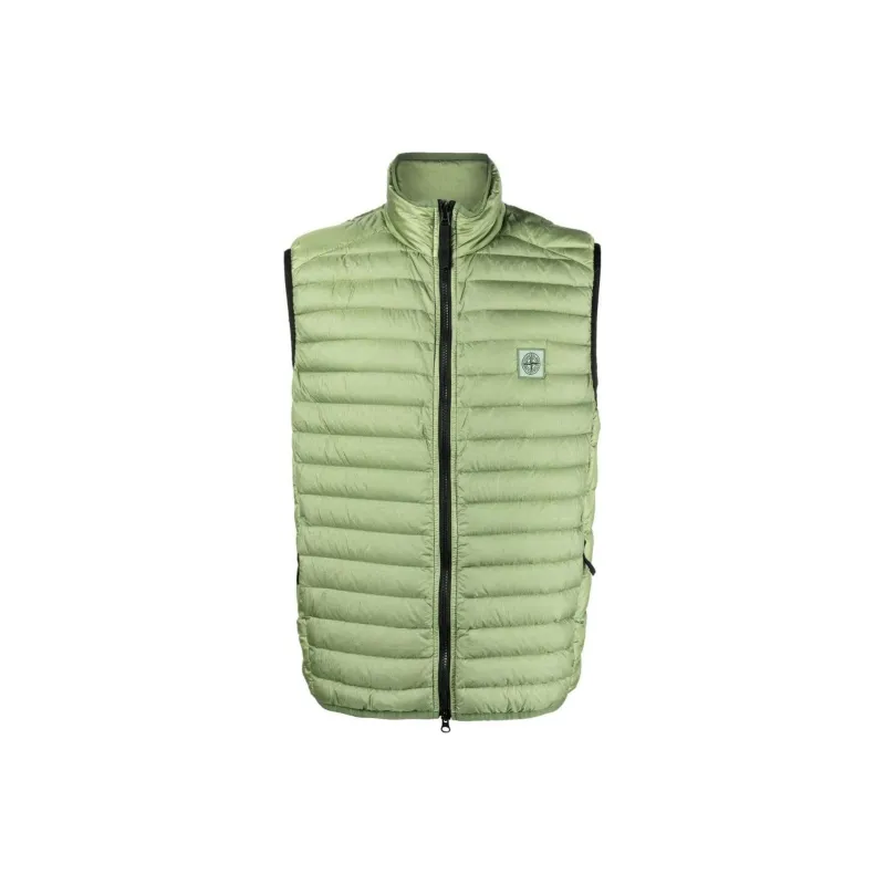 STONE ISLAND Vests Men Green-0