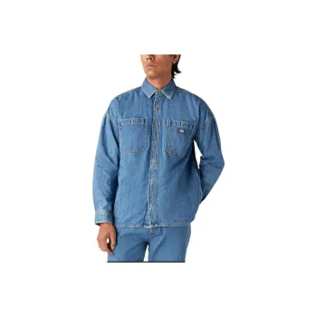 Dickies Denim Jackets Men Blue