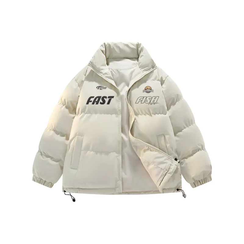 FASTFISH Puffer Jacket Unisex Navy Blue-7