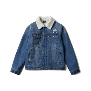 MLB Denim Jackets Unisex Light Blue