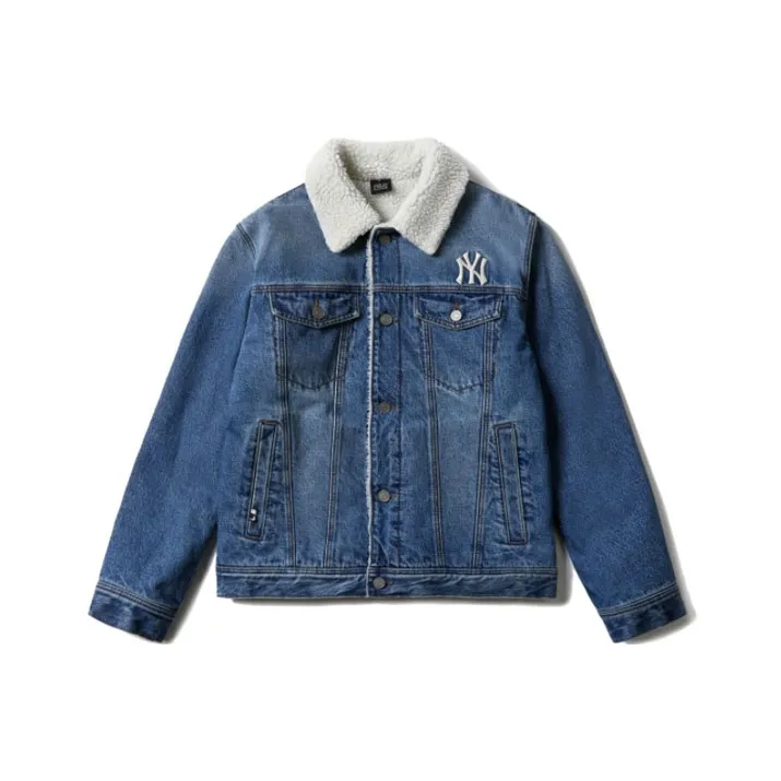 MLB Denim Jackets Unisex Light Blue-0