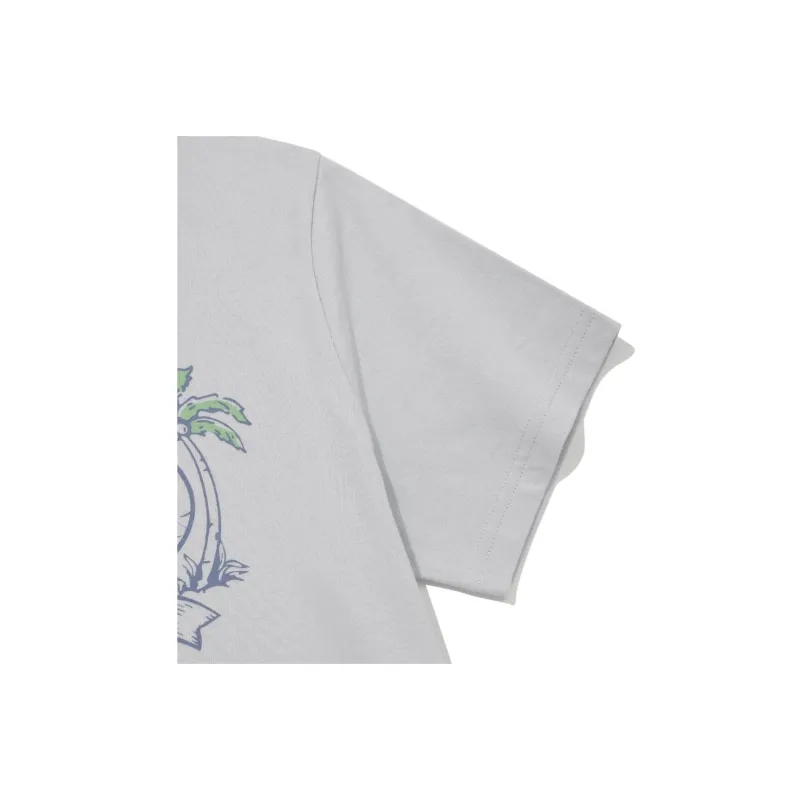 COVERNAT SS24 Drop Shoulder Sleeve T Shirt Women's Light Blue-4