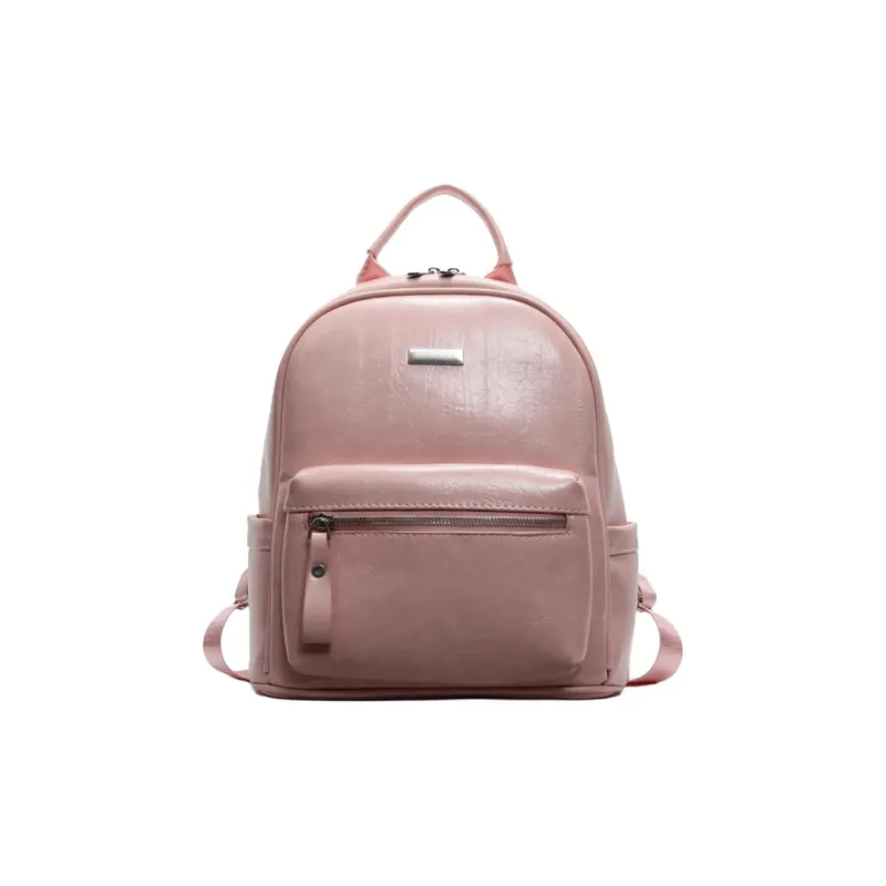 Miss Angel PU Backpack Women's White, Gray, Black, Pink, Brown-9