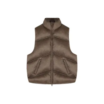 REPRESENT High Neck Zipped Padded Vest