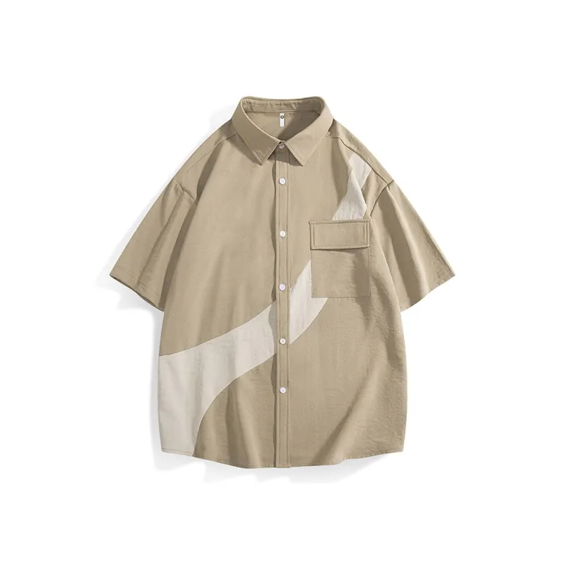 WARNING LIGHT Shirt Unisex Greige-4