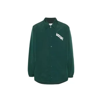 AUTRY Logo Printed Textured Coach Jacket