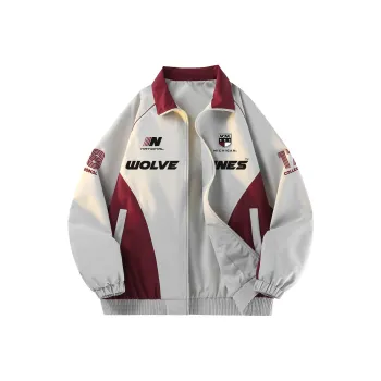 NCAA Jackets Coats Unisex Red Apricot
