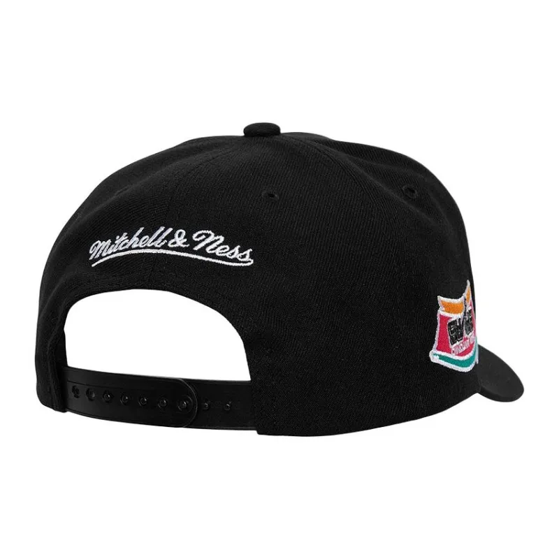 Mitchell & Ness Polyester Baseball Caps Unisex Black-1