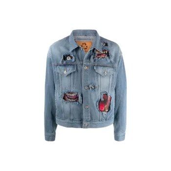 Doublet Denim Jackets Men Blue