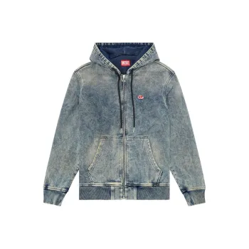 DIESEL Denim Jackets Men Blue