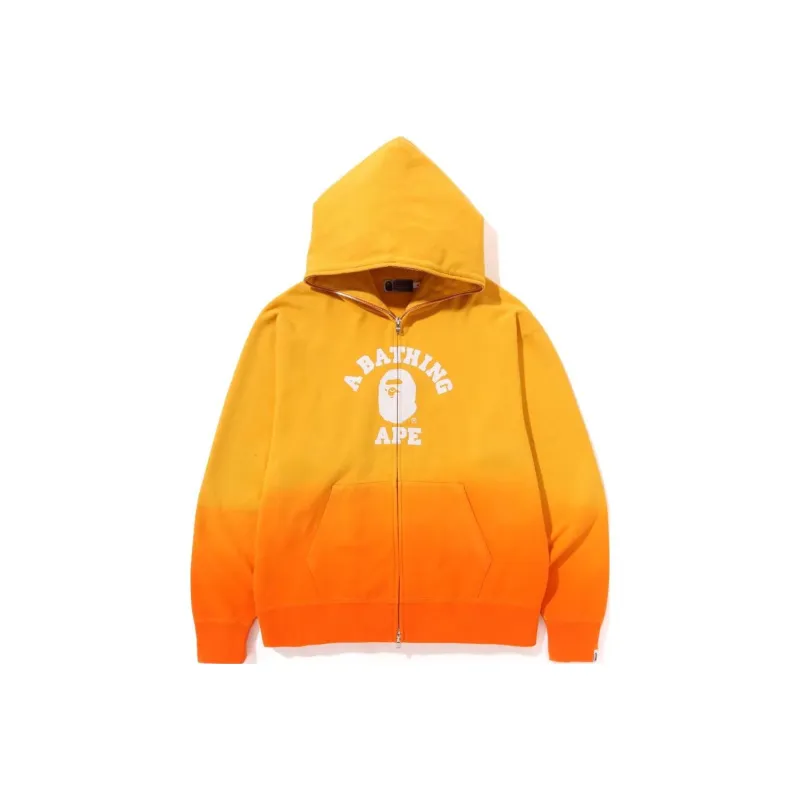 Bape College Gradation Relaxed Fit Full Zip Hoodie-2