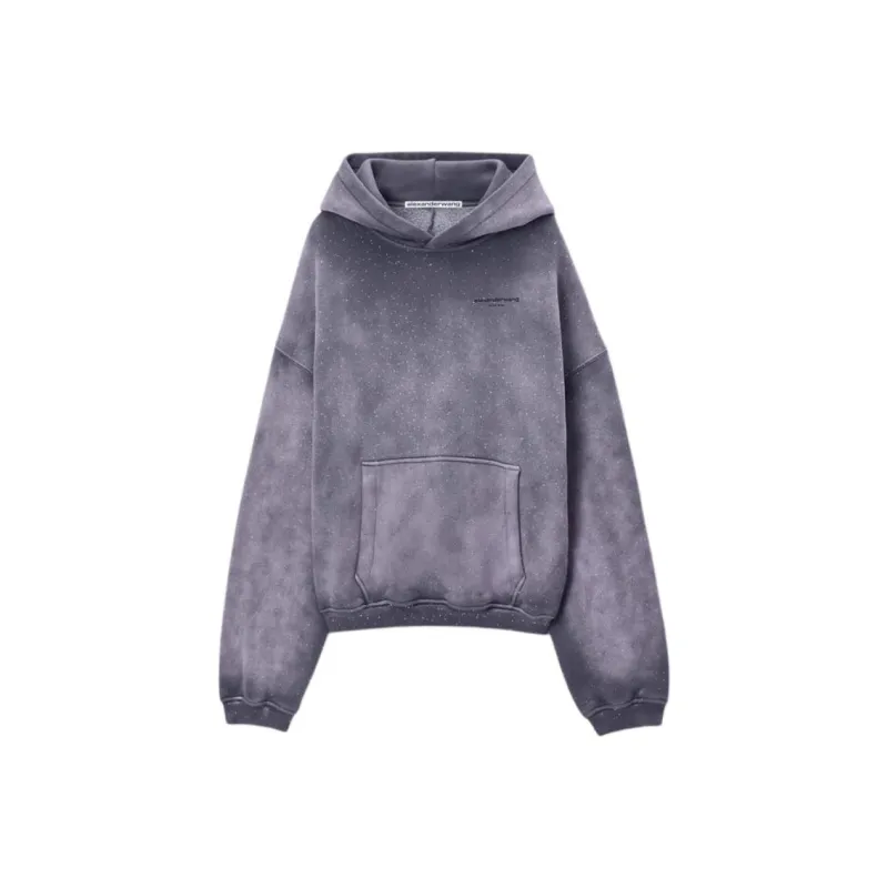 Alexander Wang Rhinestone embellished Hoodie-0