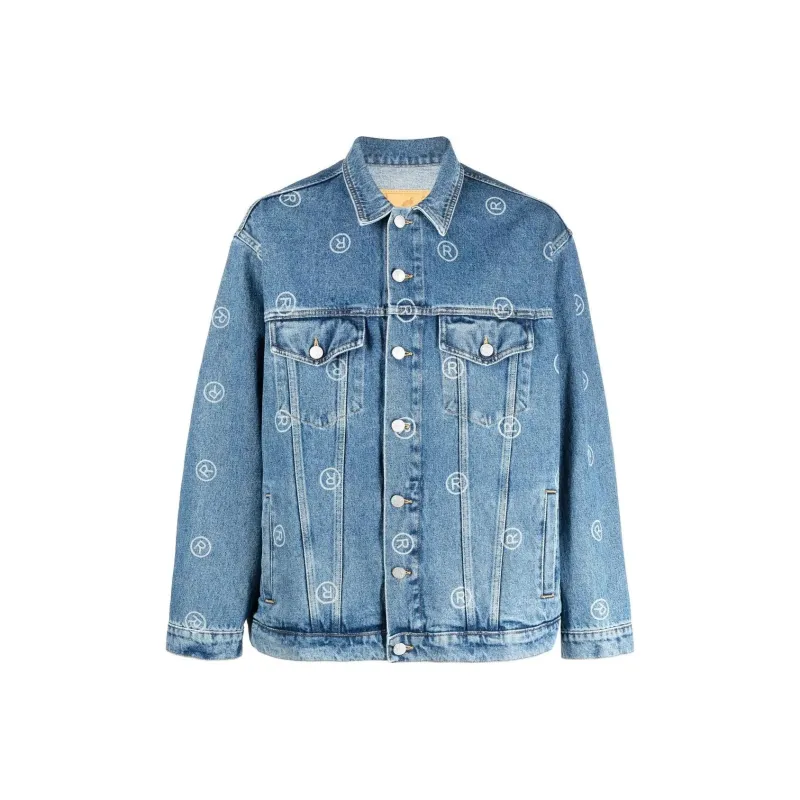 Martine Rose Motif print Denim Jacket-0