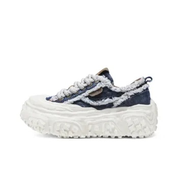 JANECO Slip Resistant, Abrasion Resistant, Breathable Low Top Chunky Sneakers Men's
