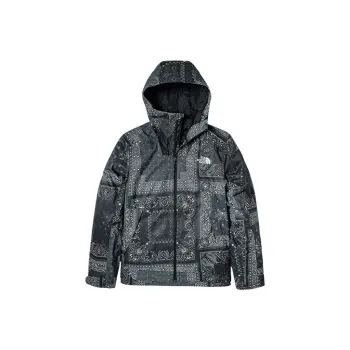 THE NORTH FACE Outdoor Hiking Waterproof And Breathable Windbreaker Jacket Men's Black
