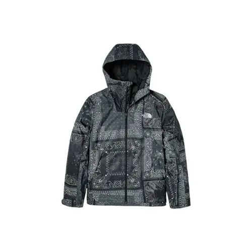 THE NORTH FACE Outdoor Hiking Waterproof And Breathable Windbreaker Jacket Men's Black