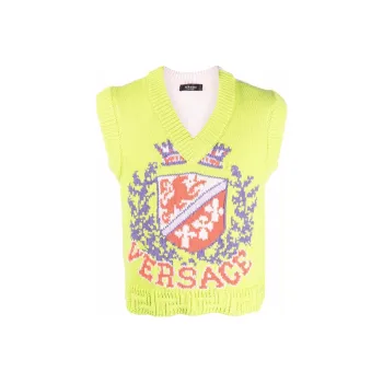 VERSACE Vests Men Green