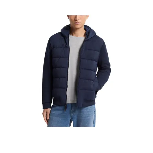 MICHAEL KORS Hanworth Brushed Twill Quilted Vest Vest Mens Black