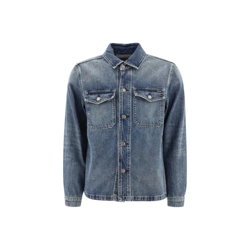 TOM FORD Flap Pocket Denim Jacket-0