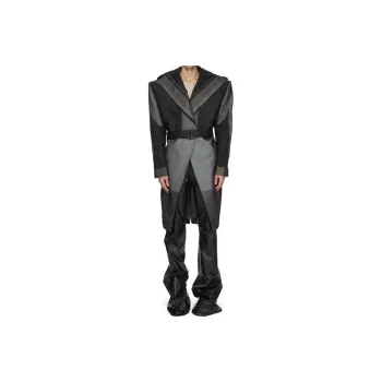 RICK OWENS/RO SS24 Jackets Coats Men's Black