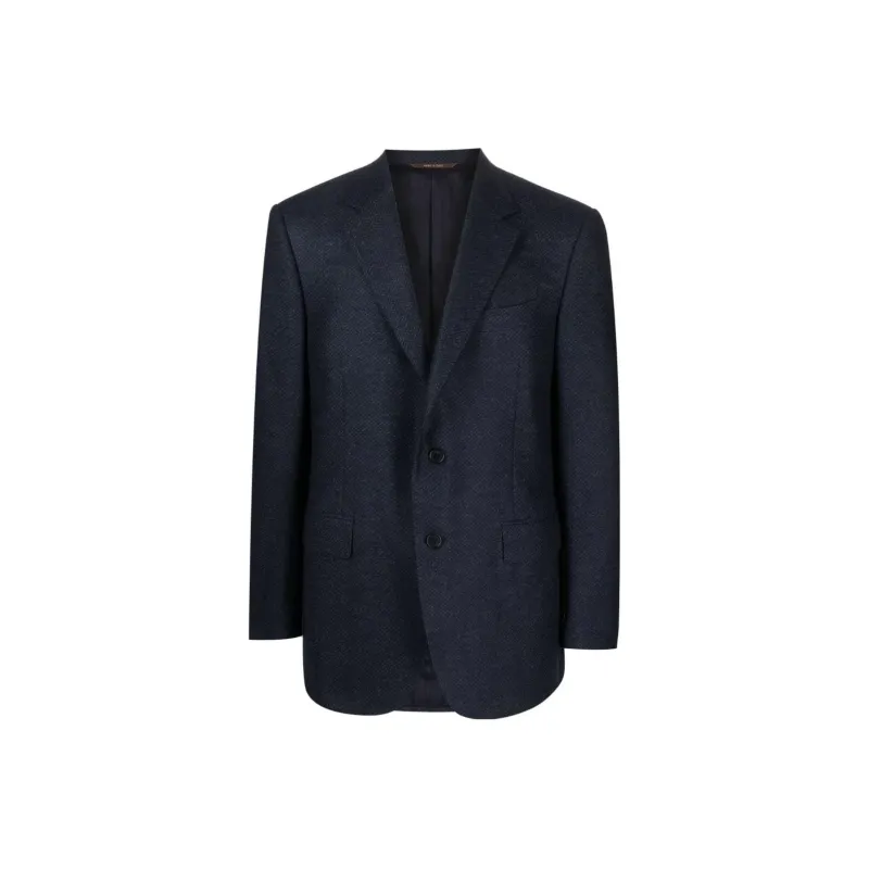 Canali Single-breasted Tailored Wool Jacket-0