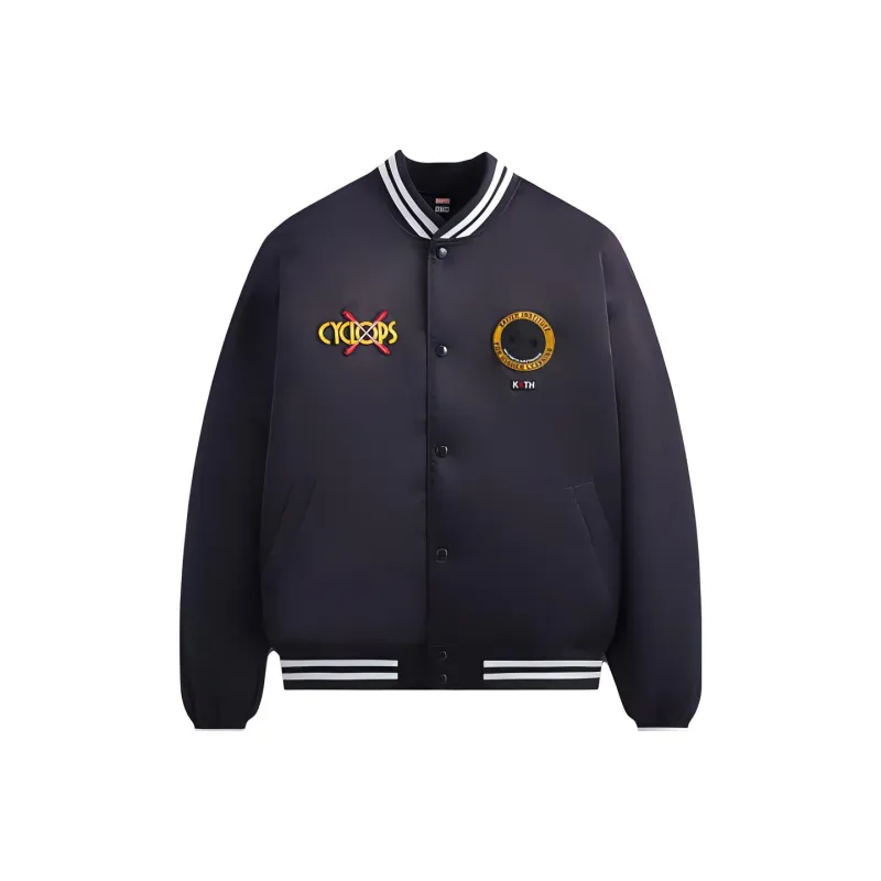 KITH For X Men Cyclops Satin Bomber Jacket-0