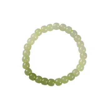 Execute The Blessing Hetian Jade Bracelets Yellow Jade Unisex