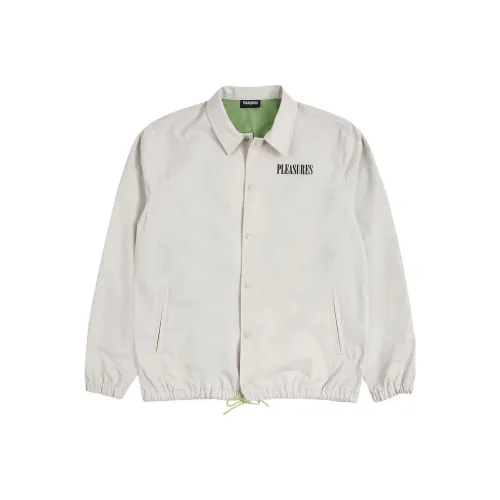 PLEASURES Bended Coach Jacket