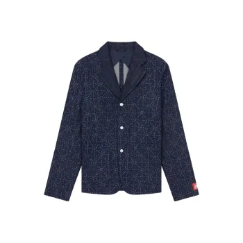 KENZO X LEVI'S Printed Denim Blazer
