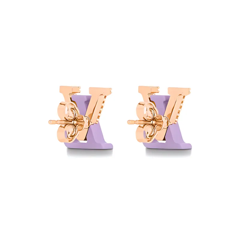 LOUIS VUITTON Earrings Women's Purple-1
