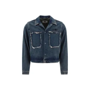 MM6 Maison Margiela Jackets Men Blue