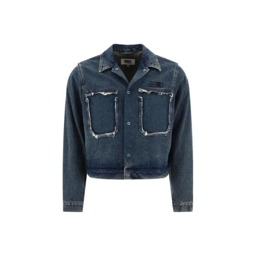MM6 Maison Margiela Jackets Men Blue