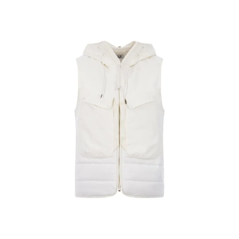 C.P.Company Stand up Collar Hooded Gilet-0