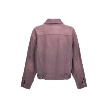 MM6 Maison Margiela Denim Jacket Men's Fuchsia