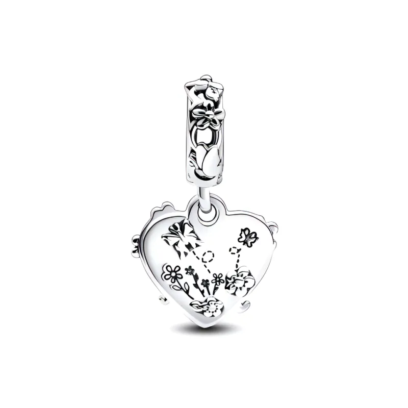 Pandora Sterling Silver Enamel Pendants Women's Silver-1