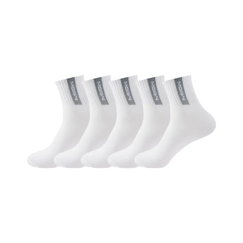 MIIOW Mid Calf Socks Men's 5 Pack-30