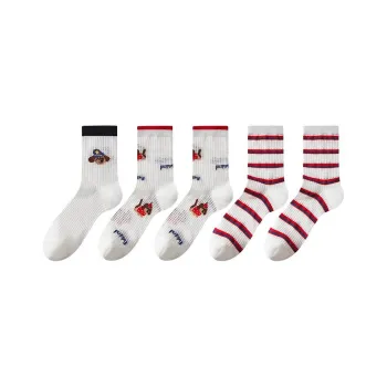 MADALLO Mid Calf Socks Women's 5 Pack