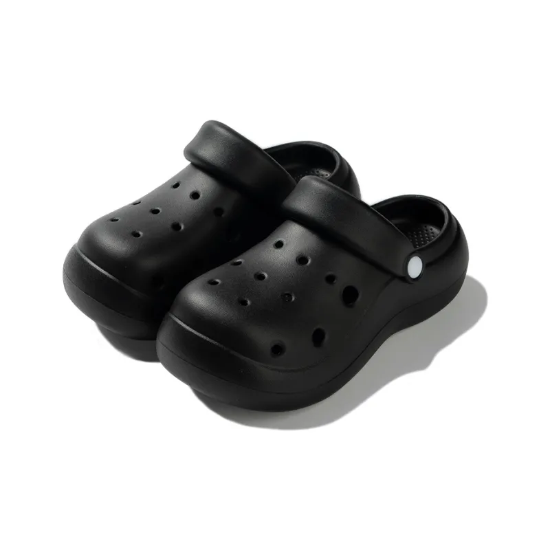 LATE TIME Clogs Solid Color Women's Summer, Breathable Classic And Versatile, Slippers-4