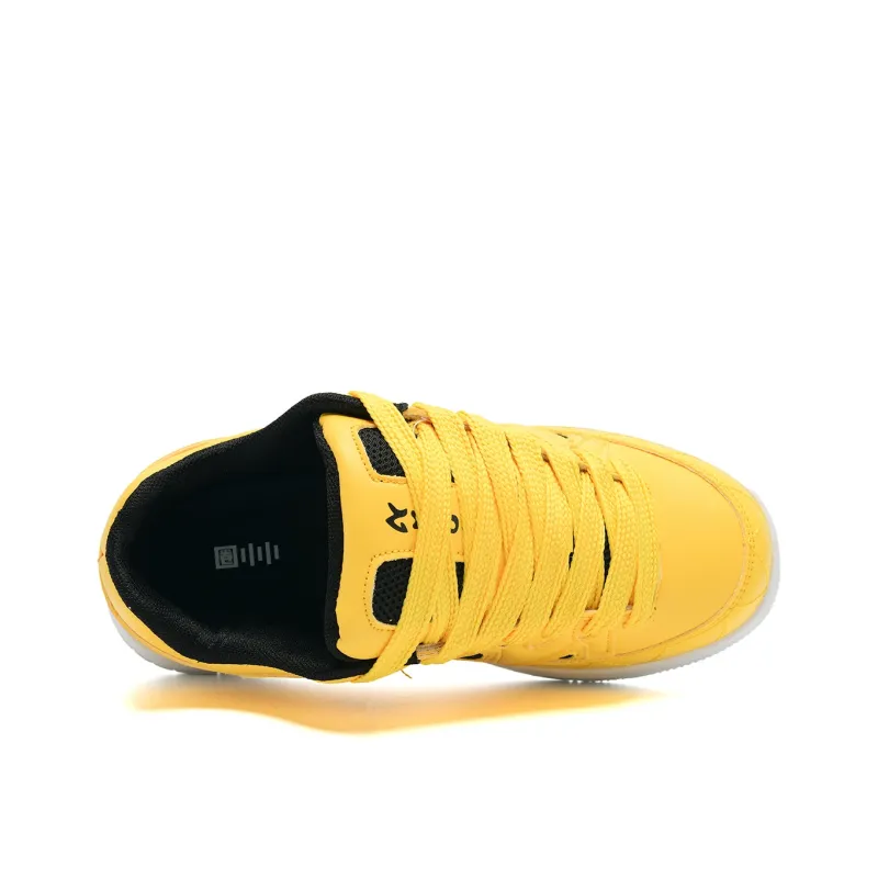 Circle Small Coverage Abrasion Resistant Lightweight Low Top Skateboard Shoes Unisex-4