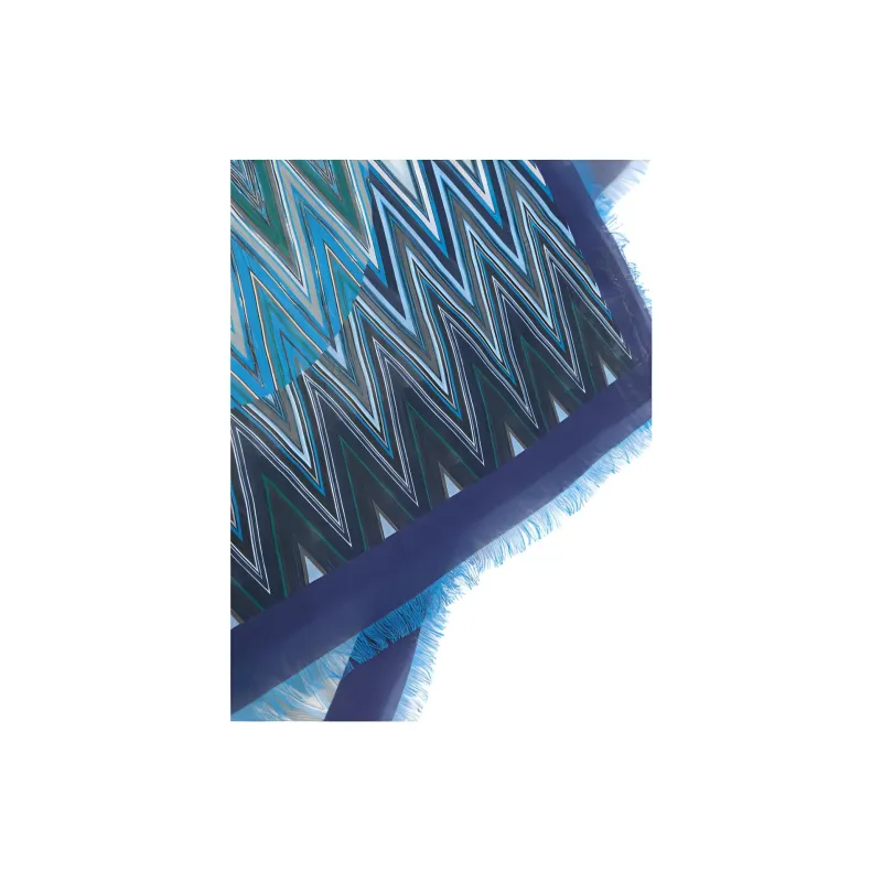 MISSONI Knit Scarves Women's Blue-2