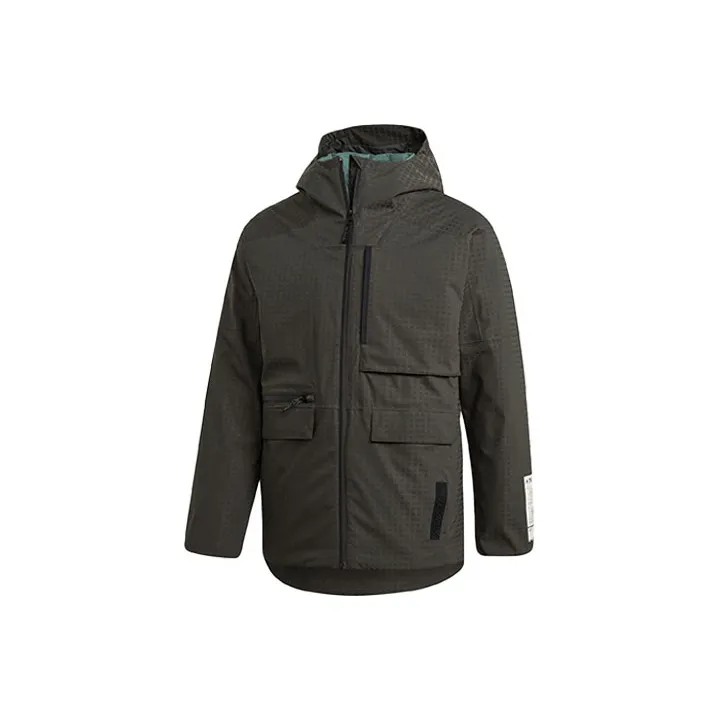 Adidas Down Jackets Men Deep Earthy Brown-0